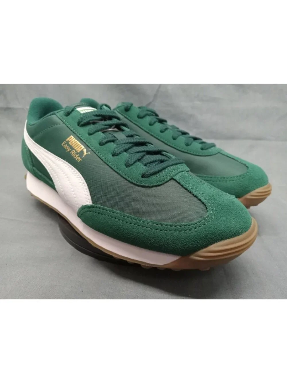 Puma Easy Rider Vintage Jr (GS) Dark Myrtle Green Puma Boys Size 7 NEW NO BOX!